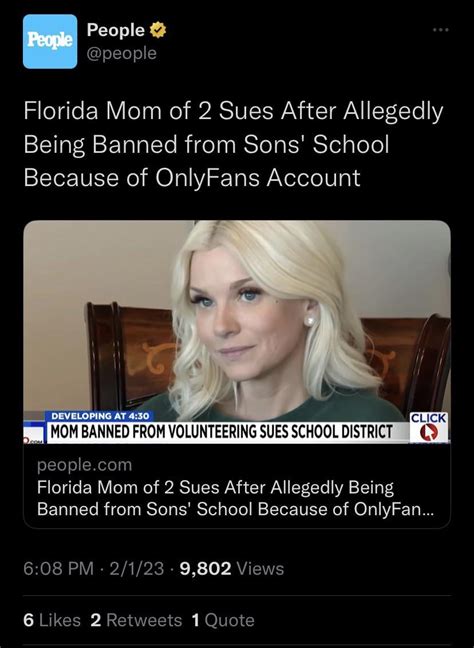 onlyfans victoria triece|Mom Sues, Allegedly Banned from Sons School Because of。